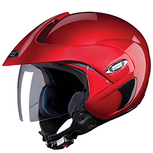Studds Marshall Open Face Helmet (Cherry Red, L)