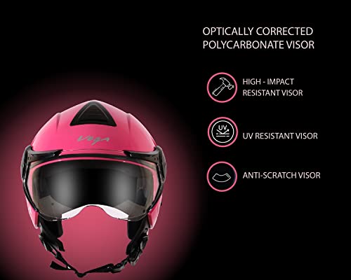 Vega verve deals pink helmet