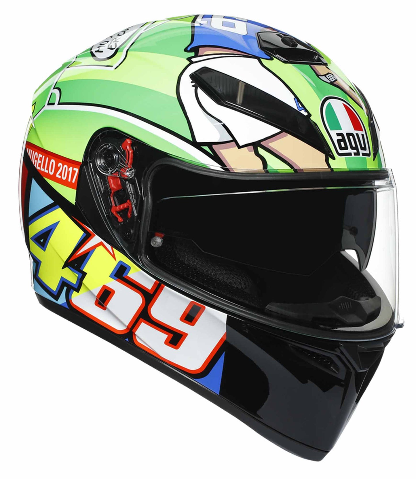 AGV K3 SV Valentino Rossi Mugello 17 Helmet